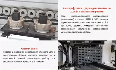 Цена по запросу Автоматический кромкооблицовочный станок HUAHUA-506