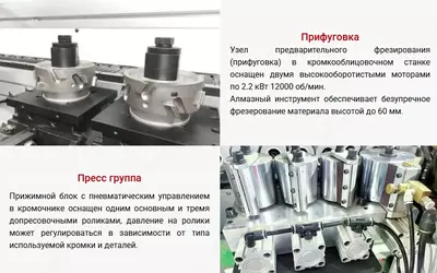 Автоматический кромкооблицовочный станок HUAHUA-556RLK - Цена по запросу