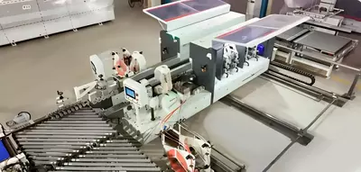 Двухсторонний автоматический кромкооблицовочный станок HUAHUA 2506