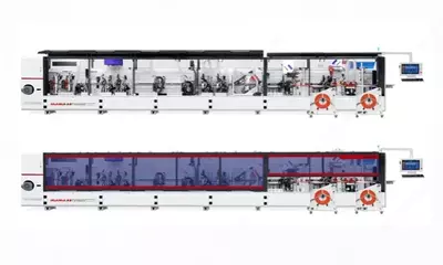 Автоматический кромкооблицовочный станок HUAHUA-688RLKHZ (лазер)