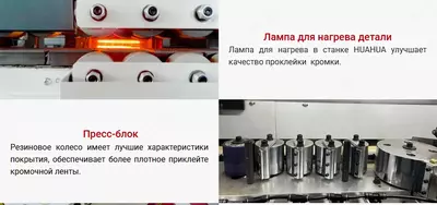 Цена по запросу Автоматический кромкооблицовочный станок HUAHUA-608RLK