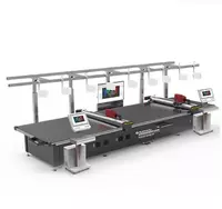 CNC kiyim kesish mashinasi tebranuvchi pichoq bilan qolipsiz