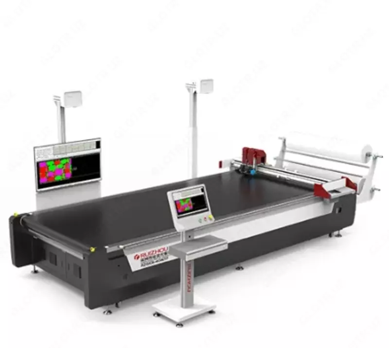 Машина для резки многослойных тканей с качающимся ножом