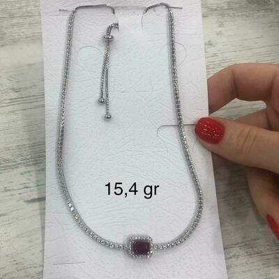 Italiya pushti tosh marjonlarni zanjiri