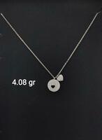 Серебряная цепочка с подвеской - 32 000 сум