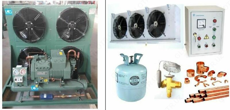 Воздушный конденсатор вместе с компрессором (FBPZ 34/L- 4GE) + FNV 280 - от {0} сум