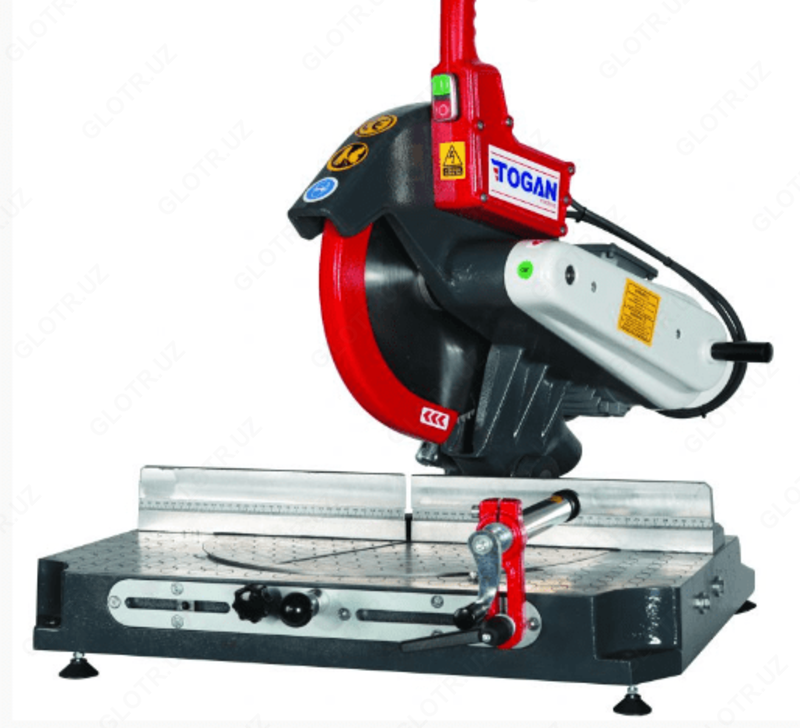 Портативный Станок для резки ПВХ и Алюминиевого профиля с верхней подачи пильного диска 350 мм