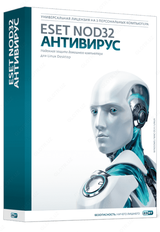 ESET NOD32 Antivirus - 1 ta kompyuter uchun 1 yillik asosiy litsenziya