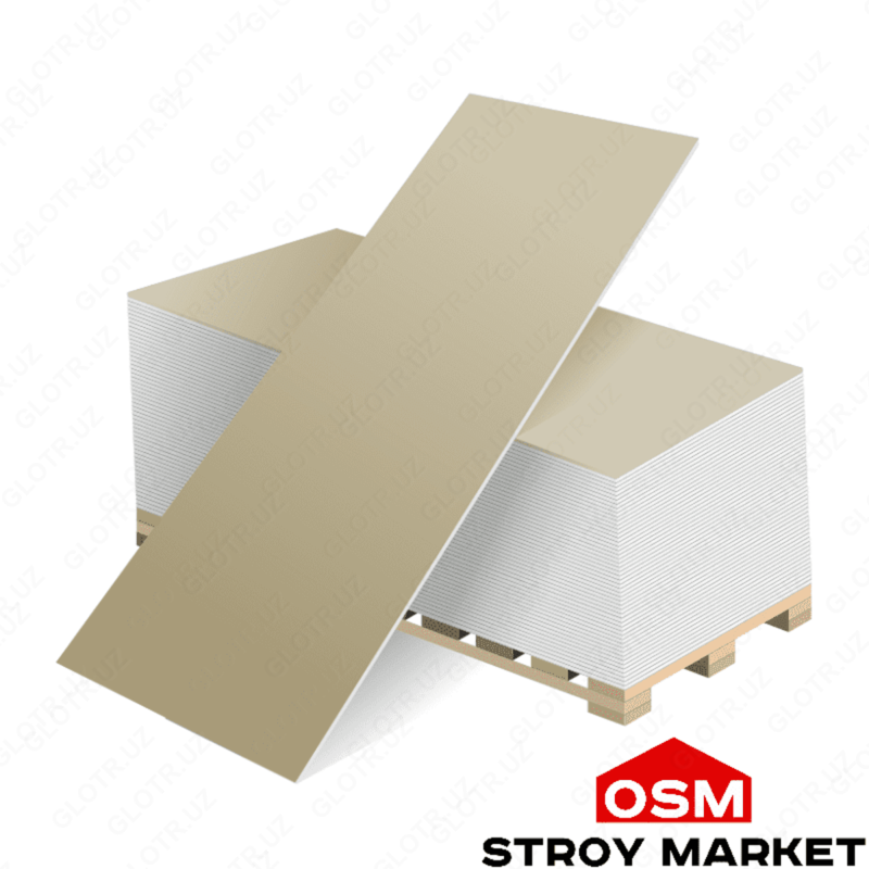 Gipsokarton "Osiyo" devor namligiga chidamli - 60 000 so'm