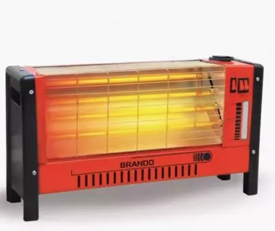 Кварцевый обогреватель "BRANDO" BR-4040 2000W (Красный/черный) - 120 000 сум / упаковка