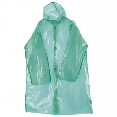 Универсальный прозрачный плащ-дождевик (Светло-зеленый) Китай