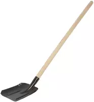 Совковая лопата с деревянной ручкой