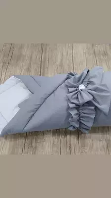 Одеяло-конверт для новорожденного - "BORTIKI_GNEZDO_KOSICHKI"