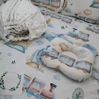 Комплект детского постельного белья арт 003 "BORTIKI_GNEZDO_KOSICHKI"