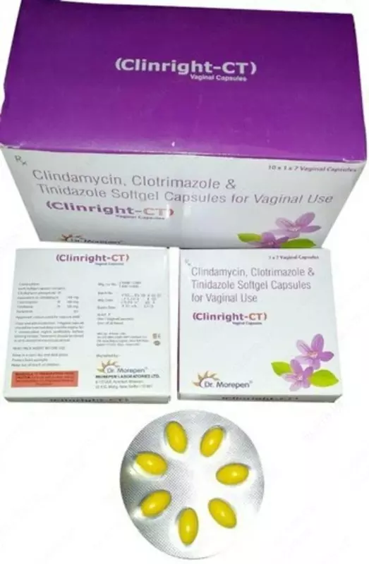 Гинекологические капсулы Clinright-CT Индия - 148 500 сум