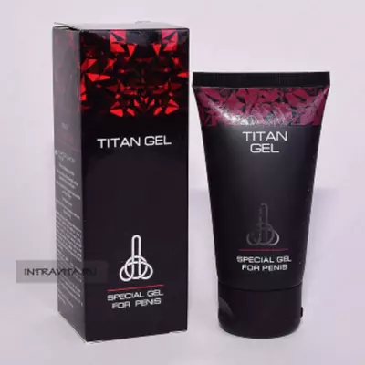 Titan Gel erkaklar uchun samimiy jel (Titan gel)