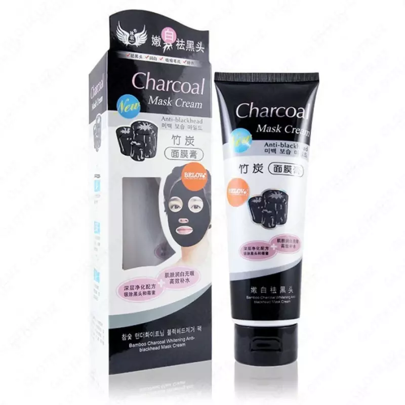 Очищающая маска-крем для лица с бамбуковым углем CHARCOAL CREAM MASK 130 мл.