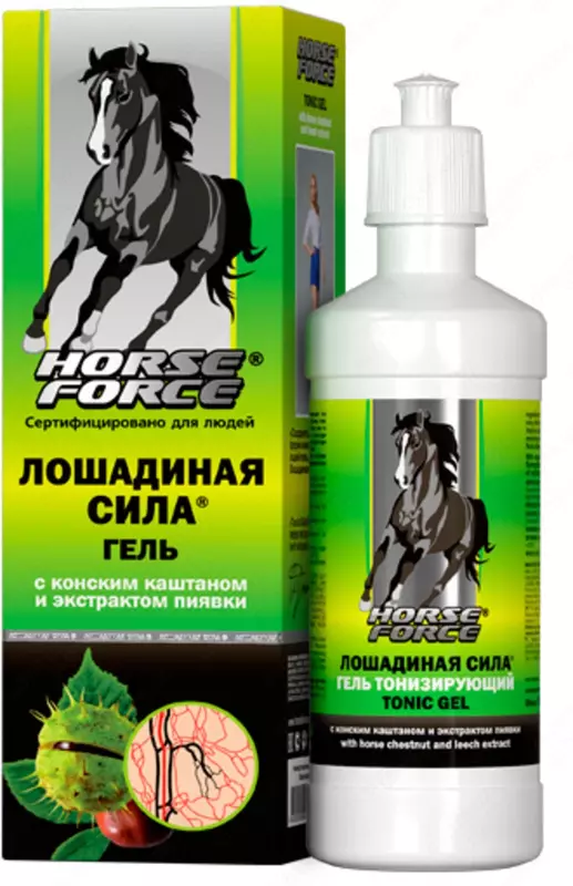 Vena jeli ot kashtan va zuluklar bilan ot kuchi - 299 000 so'm