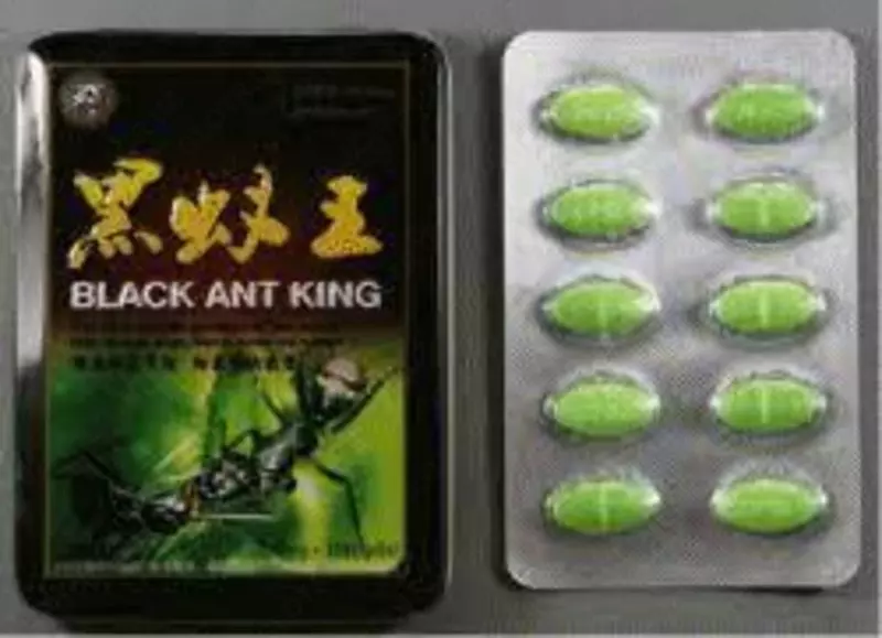 Erkaklar uchun preparat "Qirol qora chumoli" (qora chumoli qiroli)