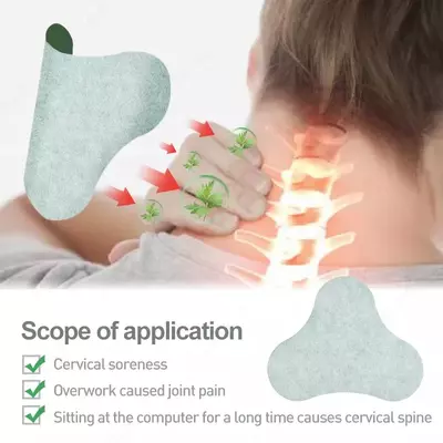 Пластырь от боли в шее, с экстрактом полыни, 12 шт.