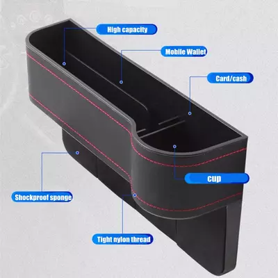 Универсальный автомобильный органайзерЦвет черный.