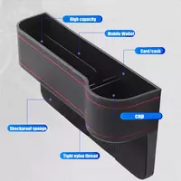 Универсальный автомобильный органайзерЦвет черный.