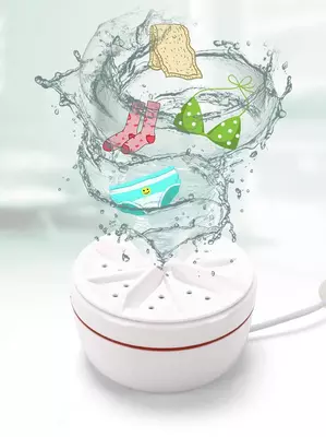 Ультразвуковая мини стиральная машинка