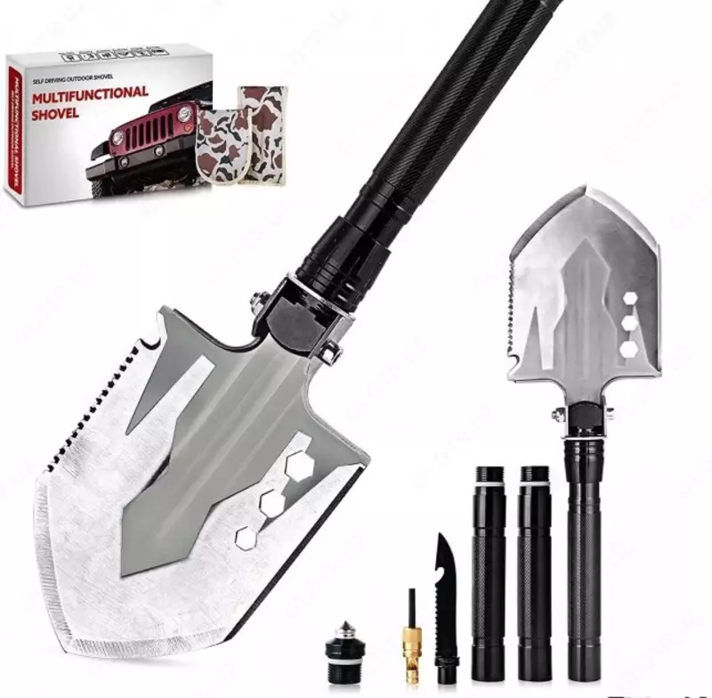 Лопата саперная складная 11 в 1 - ЯТТ "Домашний Уголок"