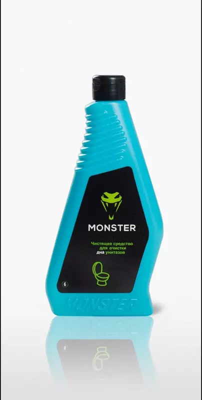 MONSTER - Чистящее средство для очистки ДНА унитазов.
