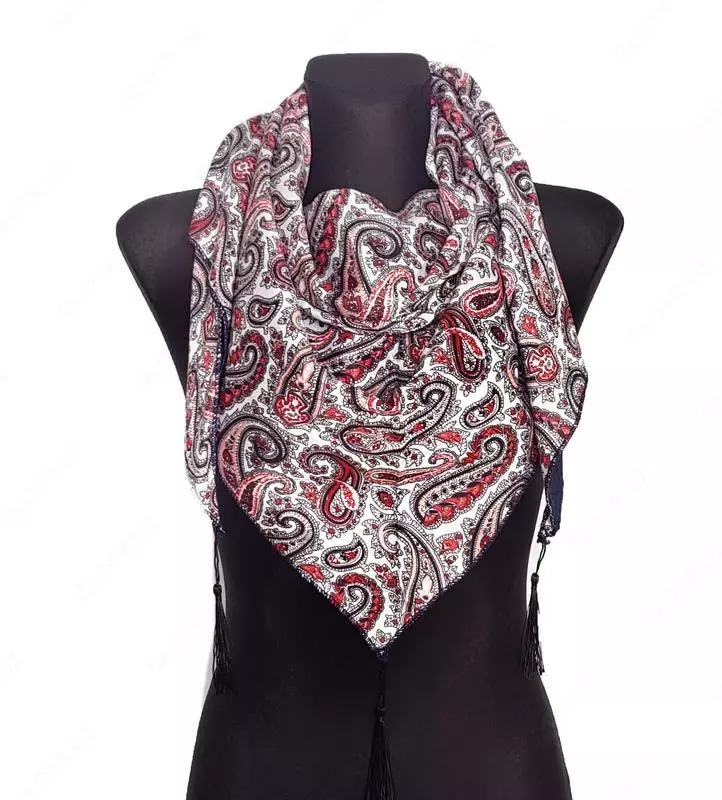 Роскошная двойная косынка