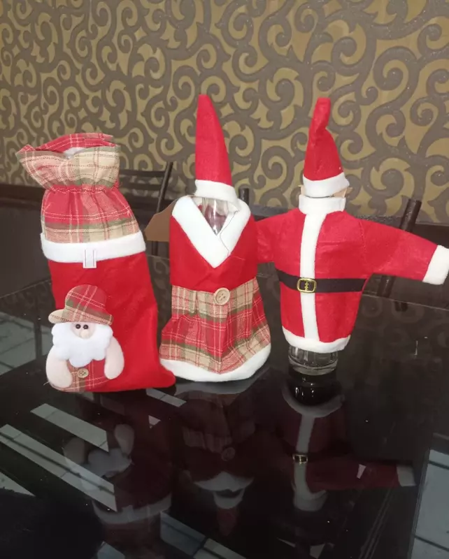 Одежда на бутылку Новогодний наряд