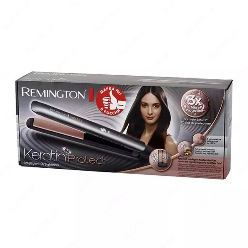 Утюжок Remington keratin protect