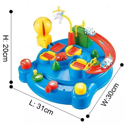 Детский АвтоТрек с горкой "Railcar City" - 350 000 сум / шт.