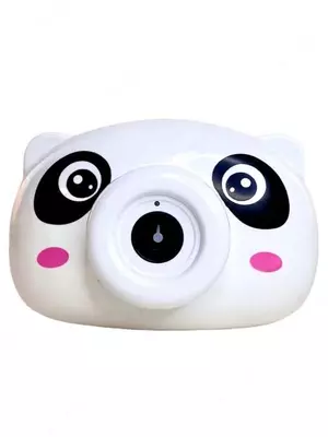 Детский генератор мыльных пузырей 50мл "Камера" (Панда)