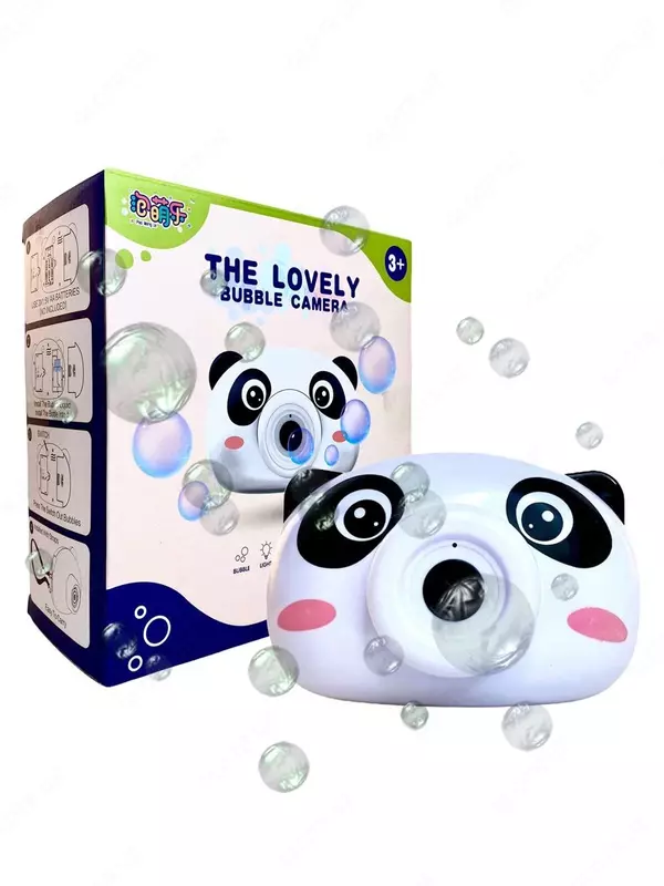 Детский генератор мыльных пузырей 50мл "Камера" (Панда) - 80 000 сум