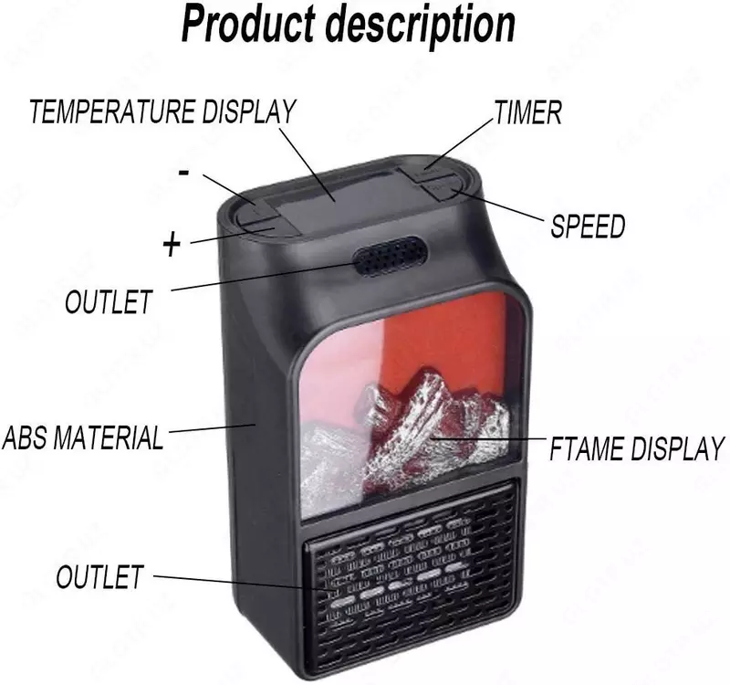 Мини обогреватель - 250 000 сум