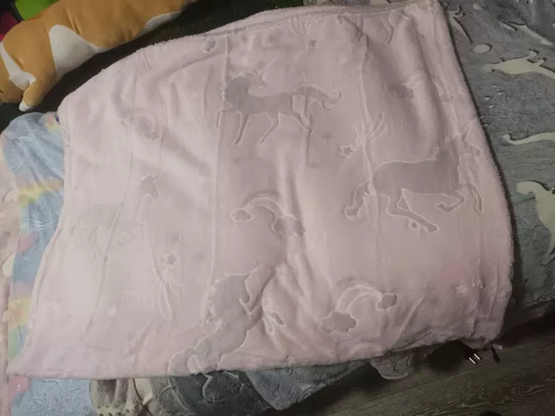 Детский флисовый плед