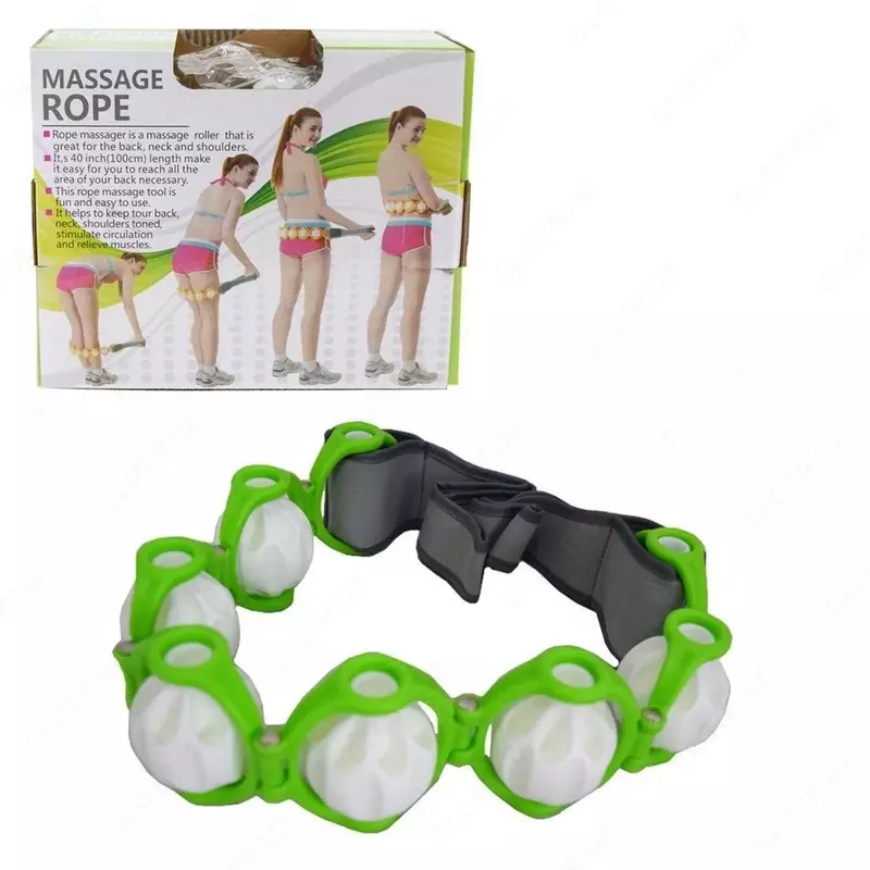 Роликовый ручной массажер-лента