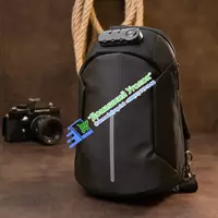 Эргономичный рюкзак через плечо с кодовым замком текстильный Vintage 20553всех тенденций.