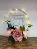 Декоративная подвеска  с подсветкой и цветами  🌙🕌 РАМАЗОН ҲАЙИТ МУБОРАК АҲЛИ МУСУЛМОН!