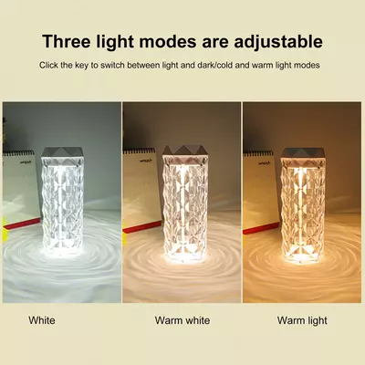 Хрустальная настольная ночная лампа с увлажнителем Chakana savdo