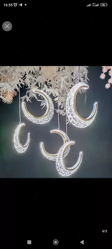 Световая гирлянда люстра