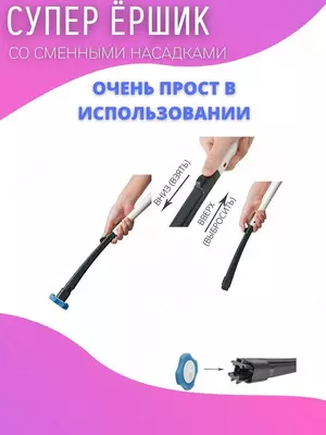 Ершики для унитаза от Wellnax breeze Refresh Special Sponge - ЯТТ "Домашний Уголок"
