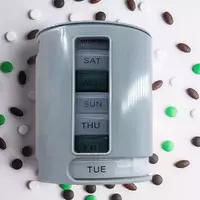 Компактный органайзер для таблеток с ячейками 7 дней Pill Pro (серый) Только в розницу