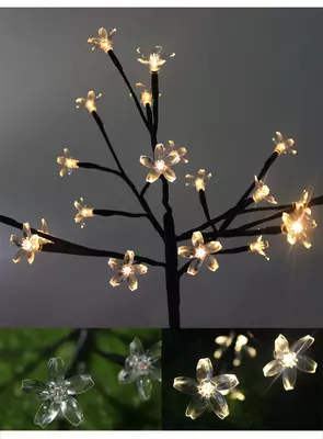 Деревца светодиодный светильник на солнечной батарее ЯТТ "Домашний Уголок"