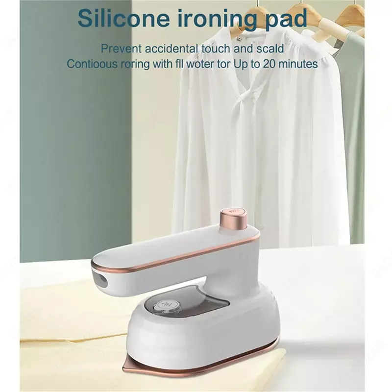 Портативный паровой мини-Утюг для влажной и сухой глажки, профессиональный ручной тепловой пресс для дома, спальни, путешествий,