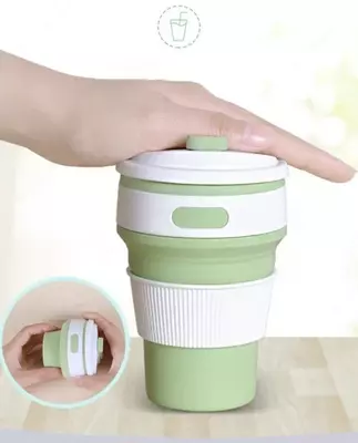 Многоразовый складной стакан объемом 350 мл - 55 000 сум / шт.