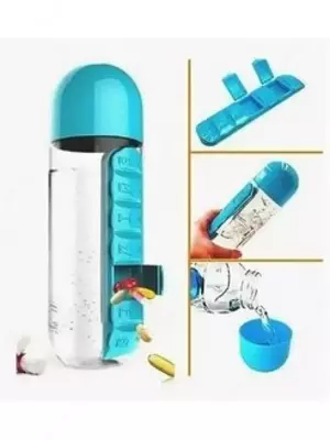 Таблетница неделя бутылка с водой