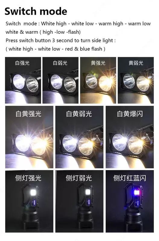 Фонарь кемпинговый светодиодный переносной X-BALOG BL-W5123 черный