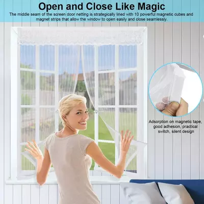 Москитная сетка на магнитах на окна 150 см х 150 см